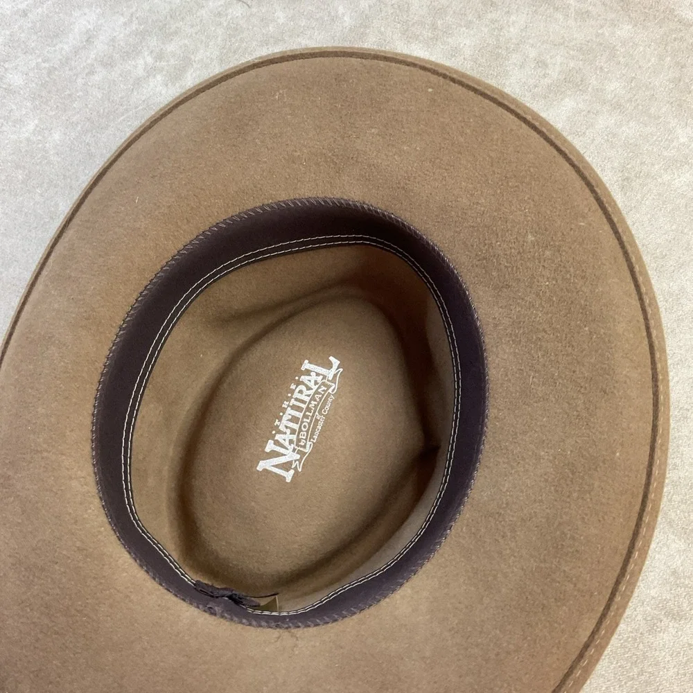 The Natural by‎ Bollman of Lancaster County USA Fedora Hat 100% Wool Sz Small